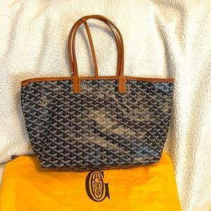 Goyard St Louis Tote Coated Canvas PM